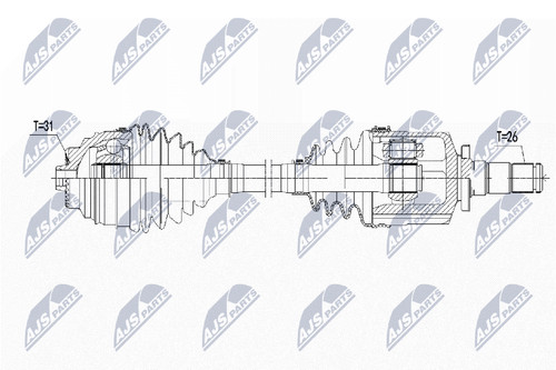 Albero motore nty npw - motore,
