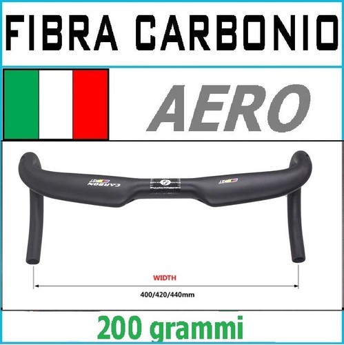 Manubrio fibra carbonio - fibra,