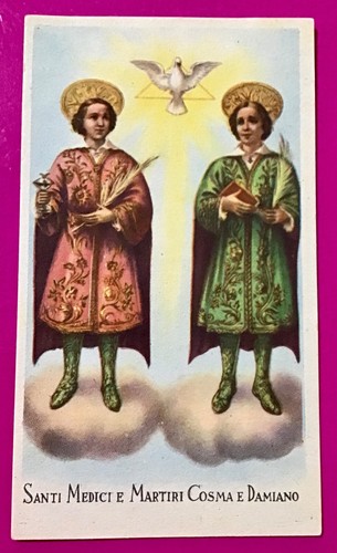 Santino holy card - santino, card,