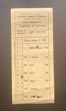 Biglietto treno ferrovia