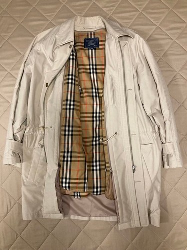 Piumino trench burberry bianco - piumino,