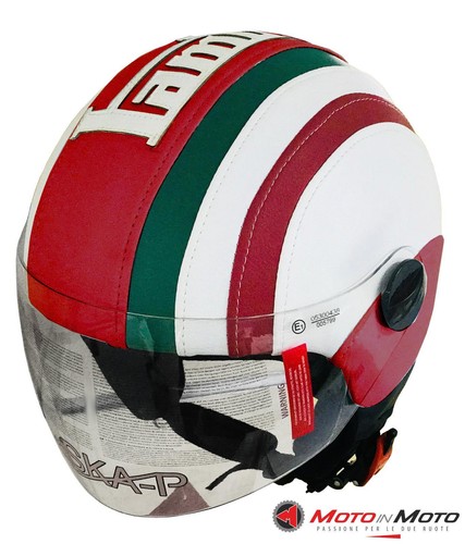 Casco lambretta con tricolore - casco,