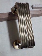 antica coppia maniglioni per portoni/vetrine vintage ottone