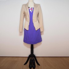 Giacca Blazer Beige In Cotone