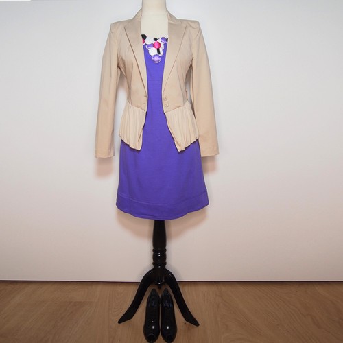 Giacca blazer beige - beige, cotone