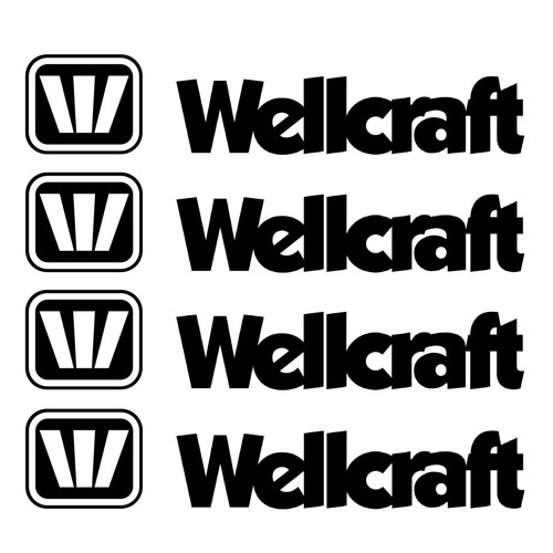 Adesivi wellcraft decalcomanie - adesivi,