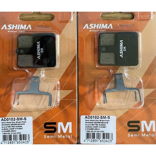 Ashima set pastiglie freno - set,