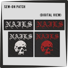 Toppa fascia unghie ricamata