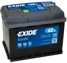 Batteria auto EXIDE EB620 62AH
