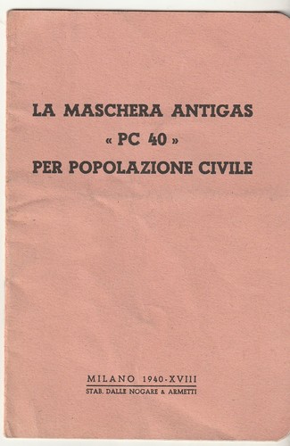 Maschera antigas pc40 - maschera,