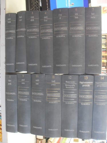 Enciclopedia europea volumi - europea, 12