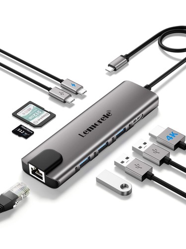 Hub usb con ethernet rj45 - usb,