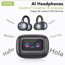 Auricolari Bluetooth HTC NE54 OWS con Clip LCD Touch AI Traduttore