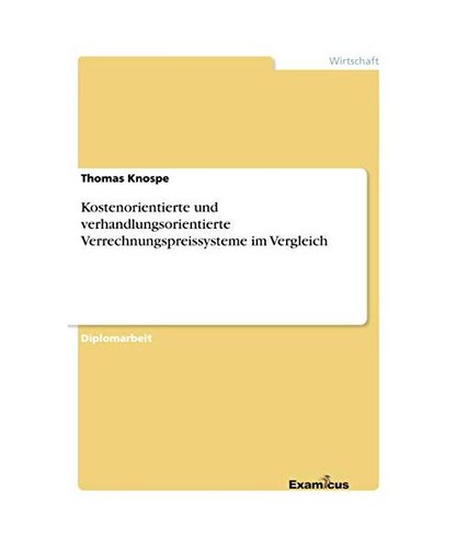 Kostenorientierte und