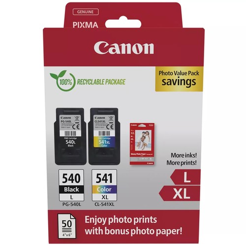 Canon 540l cl - pg-540l, cl-541xl