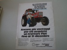 advertising Pubblicità 1981 TRATTORE FIAT 1580 DT