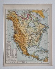 Mappa Antica North America Esplorazione Strade