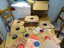 JOB LOT OF 50 1950s 78s