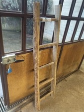 Antica Scala In Legno Da Restaurare