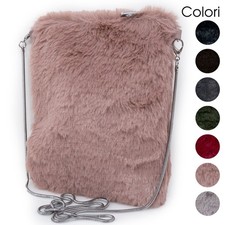 Borsetta tracolla pelliccia