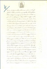 1896 TIRIOLO (CZ) Giuseppe ALEMANNI vende terra con fichi a Guglielmo MARINCOLA