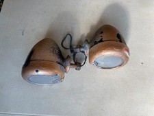 Willys jeep CJ2A primi MB Ford GPW orig. coppia luci di posizione anteriori C-B