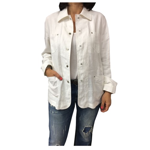 Giacca donna sfoderata bianco