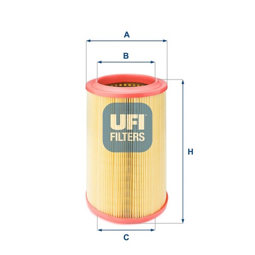 Filtro aria ufi 2736600 - aria, alfa