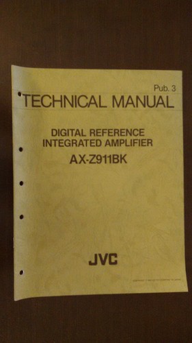 Jvc z911bk manuale di - ax-z911bk,