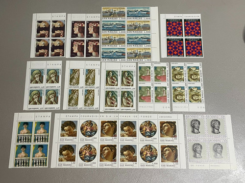 San marino 1975 francobolli - marino,