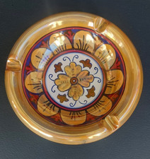 Ceramica Gualdo Tadino Posacenere di design a Lustro dipinto a mano ! firmato ??