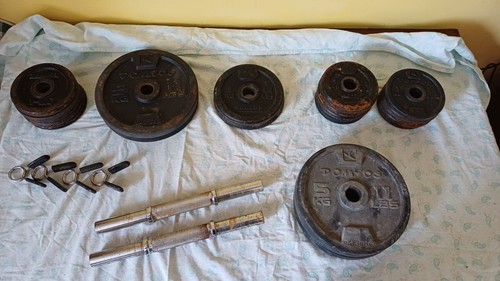 Set pesi palestra usati domyos - set,