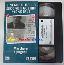film VHS I SEGRETI DELLA SECONDA GUERRA MONDIALE 5 CARTONATA 2001(F21) no dvd