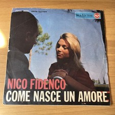 DISCO VINILE 45 GIRI VINTAGE NICO FIDENCO - COME NASCE UN AMORE - EXODUS 