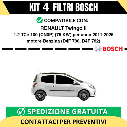 Kit bosch filtri tagliando - bosch, 4