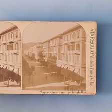 Viareggio stereoview c1880 - viareggio,