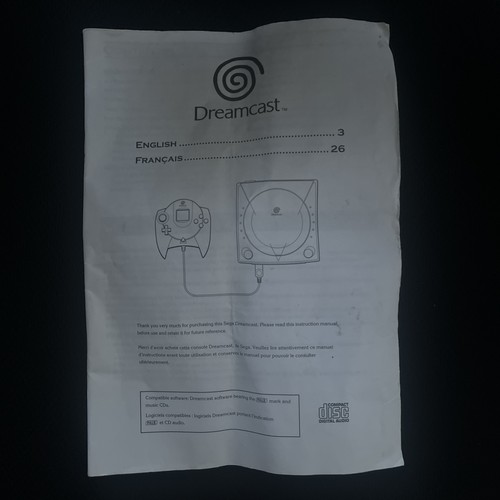 Manuale console sega - manuale, dreamcast