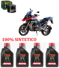 KIT/TAGLIANDO BMW R 1200 GS LC 2013 2018 4 LITRI  MOTUL 7100 5W40 + FILTRO OLIO