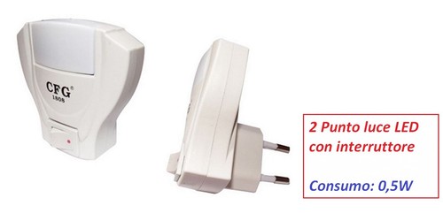 Lampade punto luce cortesia - 2,