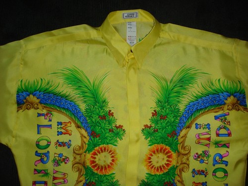 Camicia seta versace - camicia,