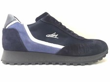 SCARPE SNEAKERS CASUAL UOMO UGO ARCI 207G PELLE BLU ORIGINALE PE NEW