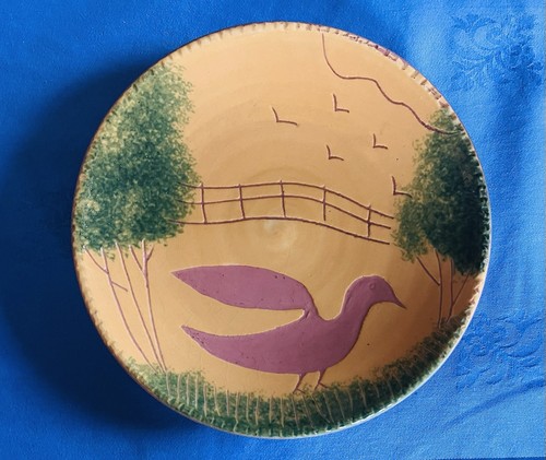 Piatto fairfield folk art - piatto,