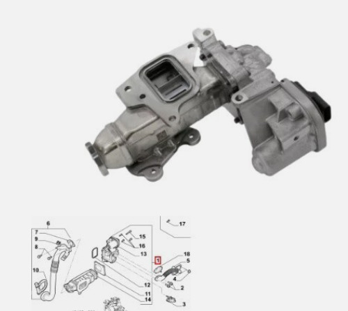 Scambiatore valvola egr - scambiatore,