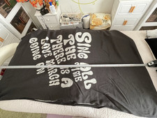 Sciarpa rotonda legno Black