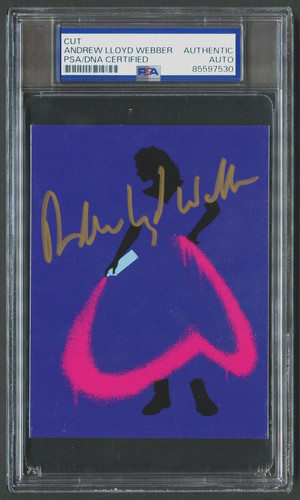 Andrew lloyd webber autografo - andrew,