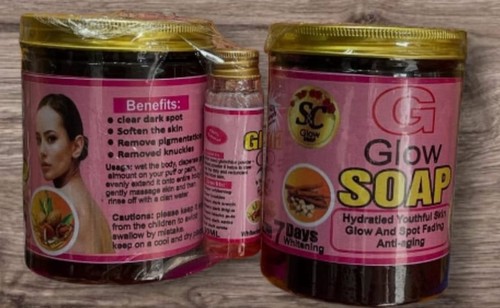Glow soap and oil hydratied - and,
