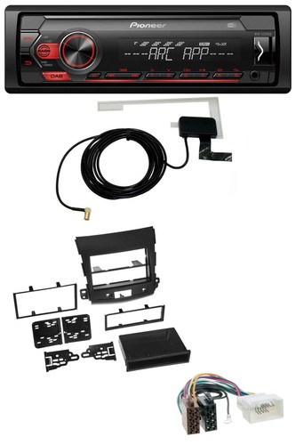 Pioneer 1din usb dab mp3 - usb, aux