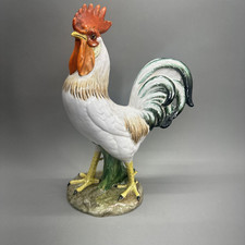 Figurina gallo ceramica