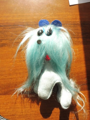 Pupazzo cagnolino azzurro cane - azzurro,