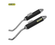 Terminale Scarico Arrow Thunder Alluminio Nero Yamaha Xt 660 R X 2004 > 2016